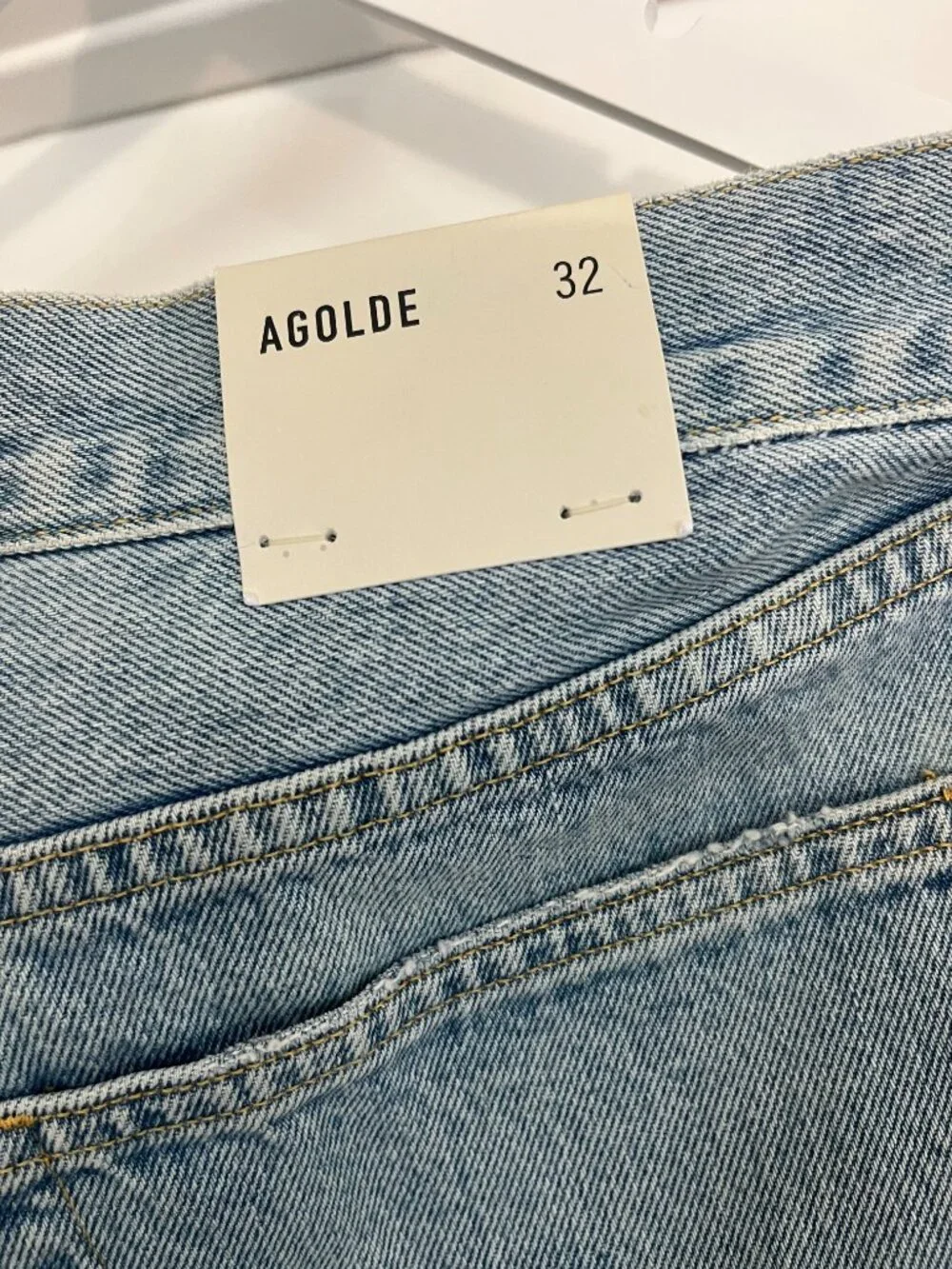 NWT AGOLDE Parker Long Short Vintage Denim Shorts (Swapmeet) - Women's 32